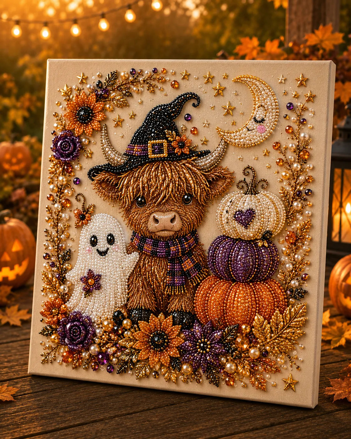 Halloween Ghost Pearl Art DIY Kit👻✨