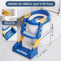Foldable 2-In-1 Potty Training Toilet Seat with Step Stool Ladder