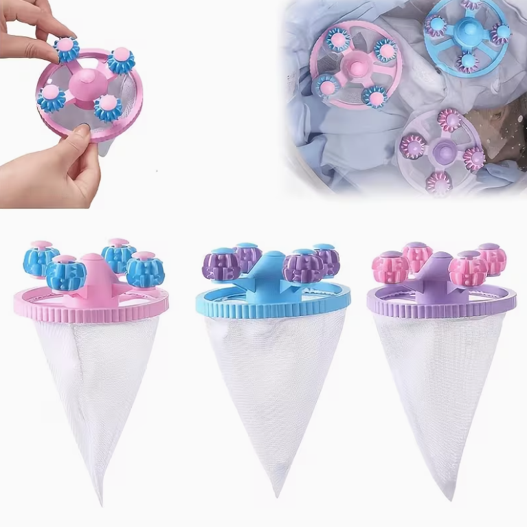 2-in-1 Washing Machine Lint Remover and Laundry Ball