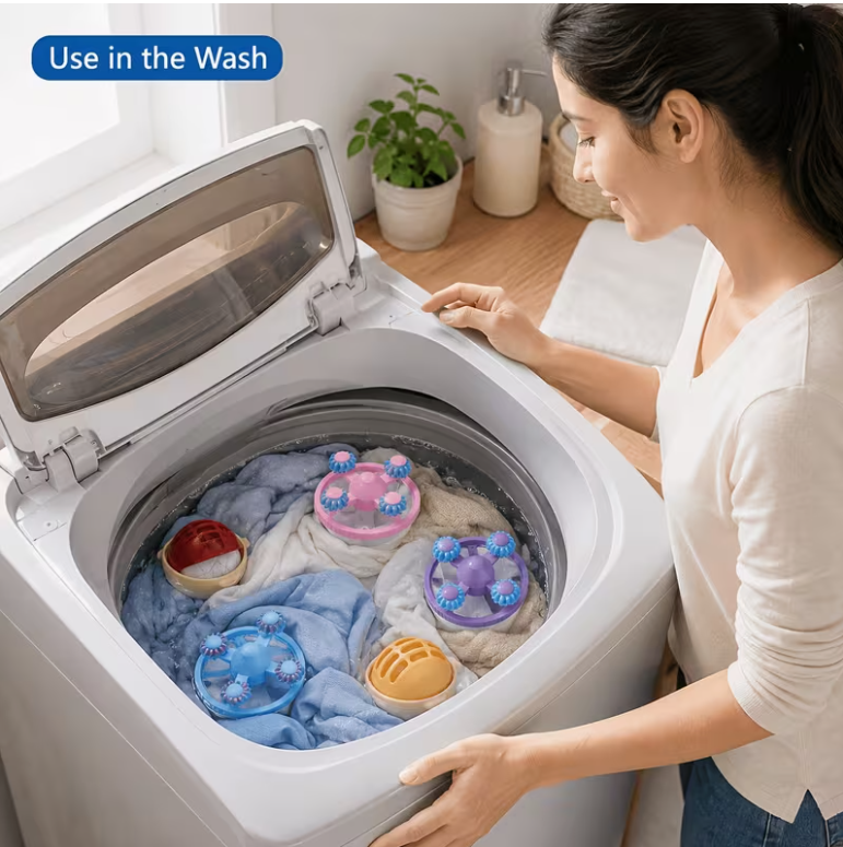 2-in-1 Washing Machine Lint Remover and Laundry Ball