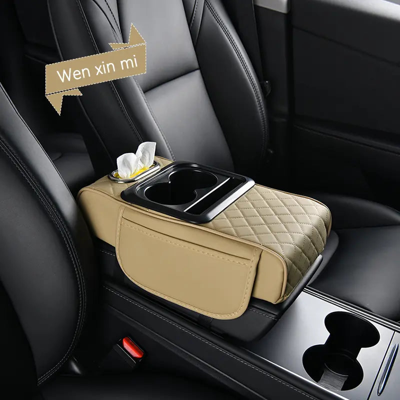Car armrest storage bag