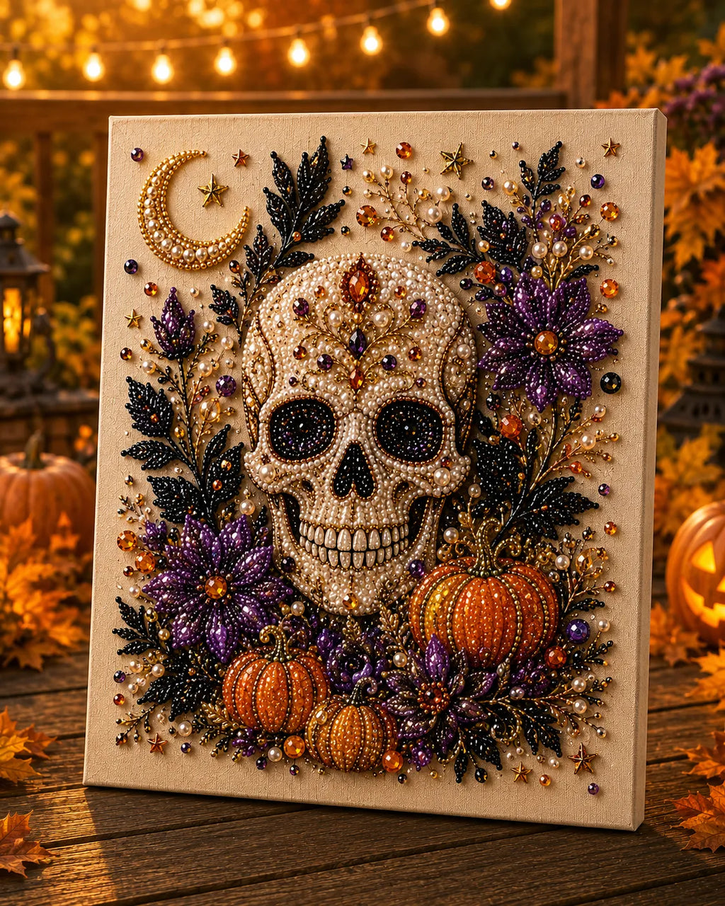 Halloween Ghost Pearl Art DIY Kit👻✨