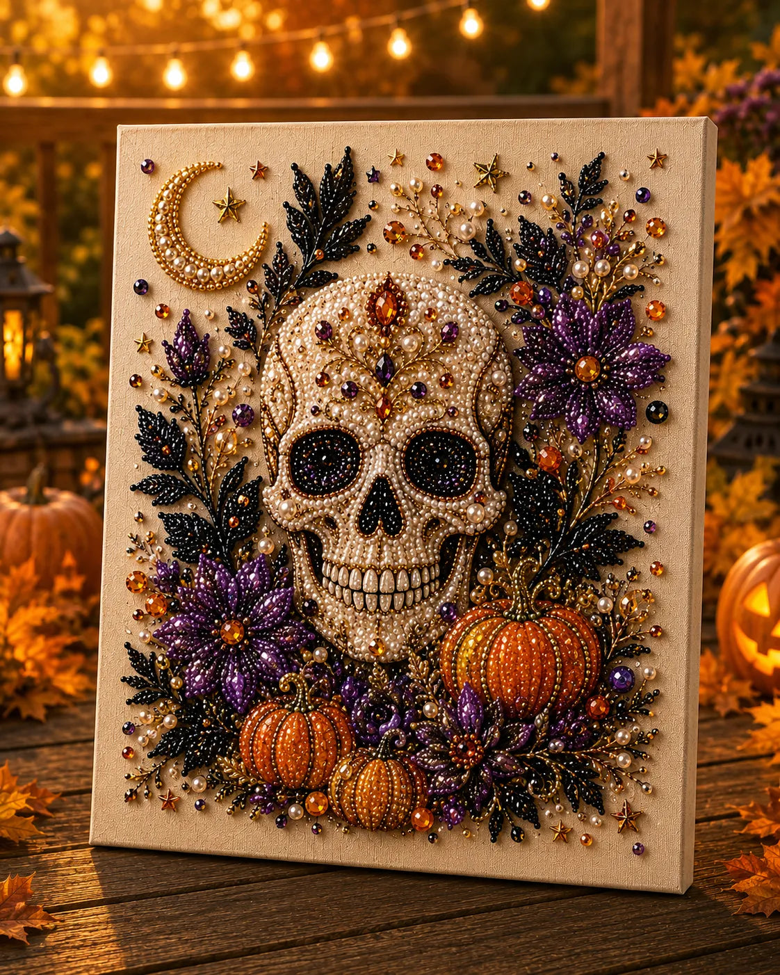 Halloween Ghost Pearl Art DIY Kit👻✨