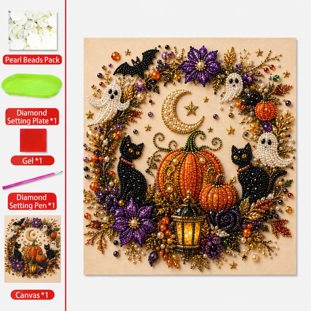 Halloween Ghost Pearl Art DIY Kit👻✨