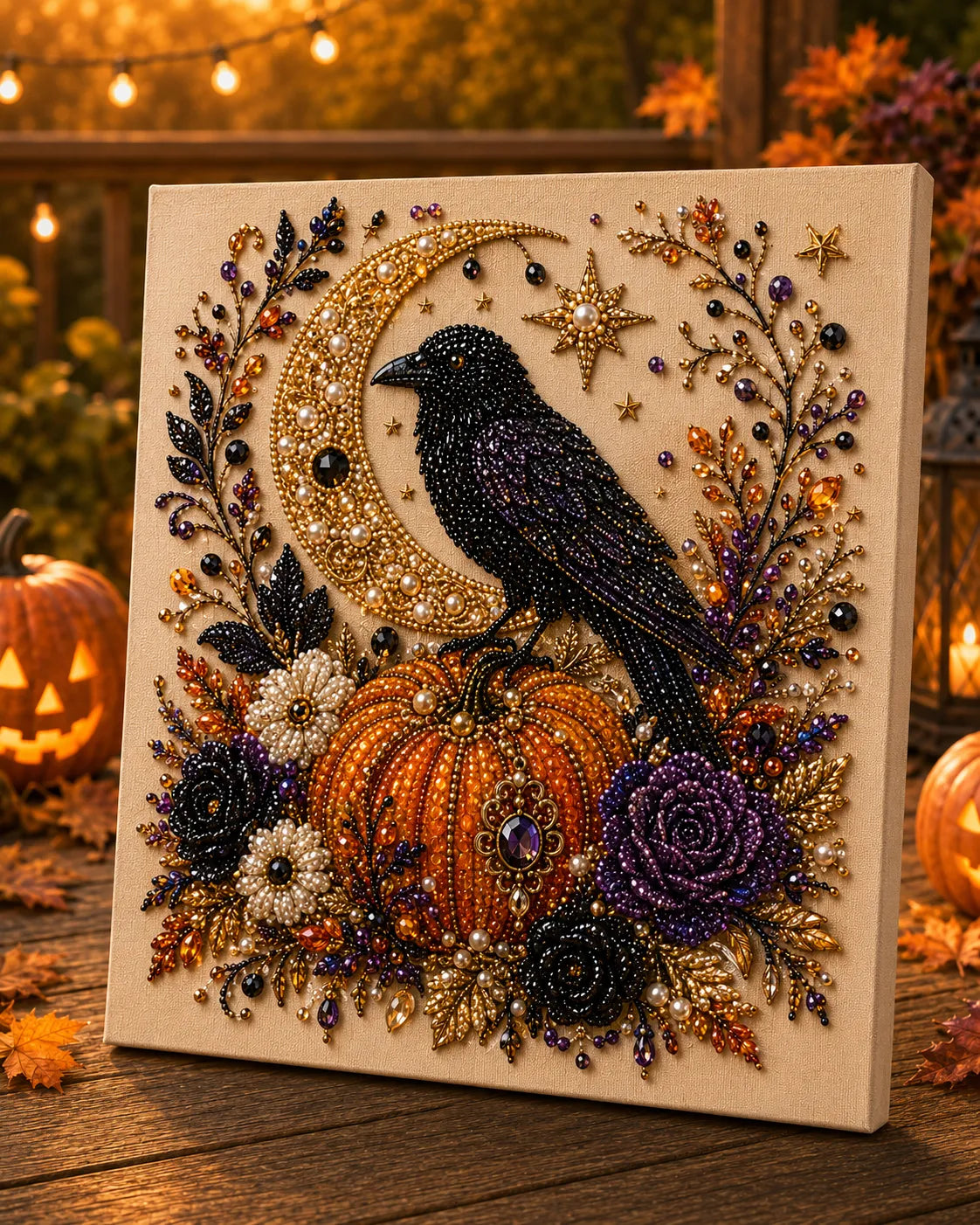Halloween Ghost Pearl Art DIY Kit👻✨