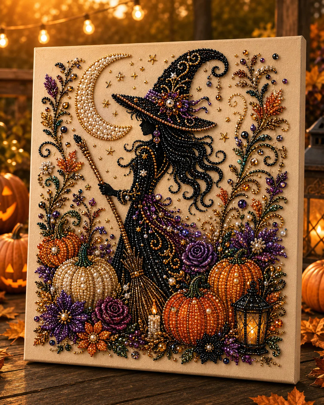 Halloween Ghost Pearl Art DIY Kit👻✨